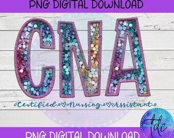 CNA Life Png: Krankenschwester Sublimationsdesign (Digitaler Download)