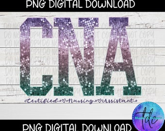CNA Life PNG - Krankenschwester Sublimationsdesign (Digitaler Download)