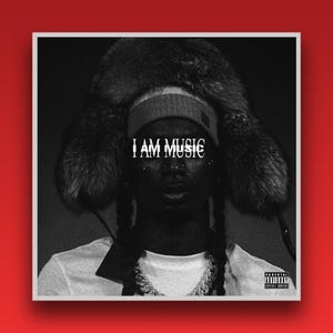 Playboi Carti I Am Musik Poster - Old School Fan Art - Trap Album Wand Druck - 30 x 30 cm Digital Download