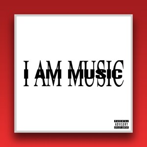 Póster "I AM MUSIC" de Playboi Carti - Portada del álbum Trap - Impresión digital de 30 x 30 cm - Descarga instantánea