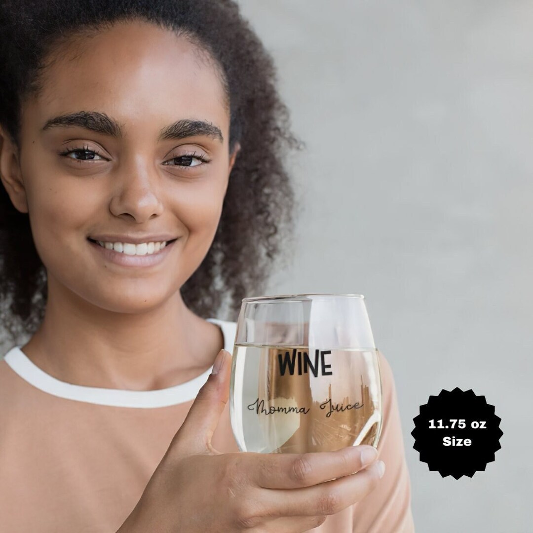 Mom Wine Glass, Wine Glass for Her, Glass, Cute Glasses, Wineglass
