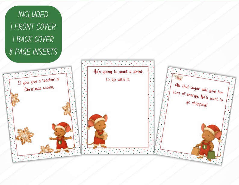 If You Give a Teacher a Cookie Christmas Gift Card Book for Him Hard ...