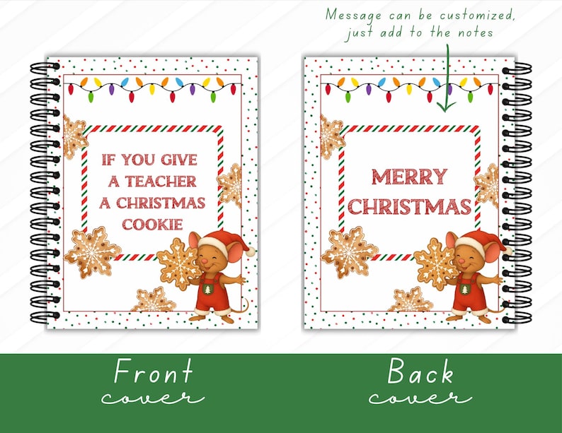 If You Give a Teacher a Cookie Christmas Gift Card Book for Him Hard ...