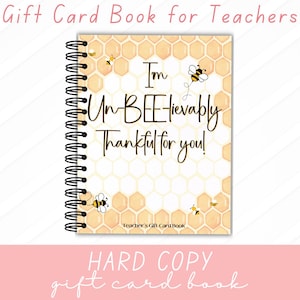 Geschenkkarte Buch für Lehrer Danke - Geschenk für Lehrer Anerkennung, Geschenke für Lehrer, Einzigartiges Lehrer Danke Geschenk, Handgemacht & Personalisiert