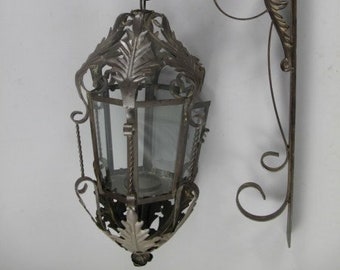 Rustic Elegance Iron Lantern