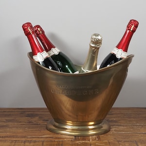 Bronze-Colored Vernick Wine Cooler – Elegant Champagne Chiller for Stylish Entertaining