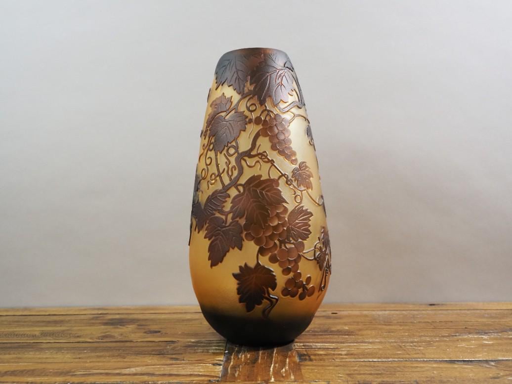 THE GLASS OF EMILE GALLE　エミール・ガレ のガラス エミール・ガレ「トランプ文 リキュールグラス」《アンティック