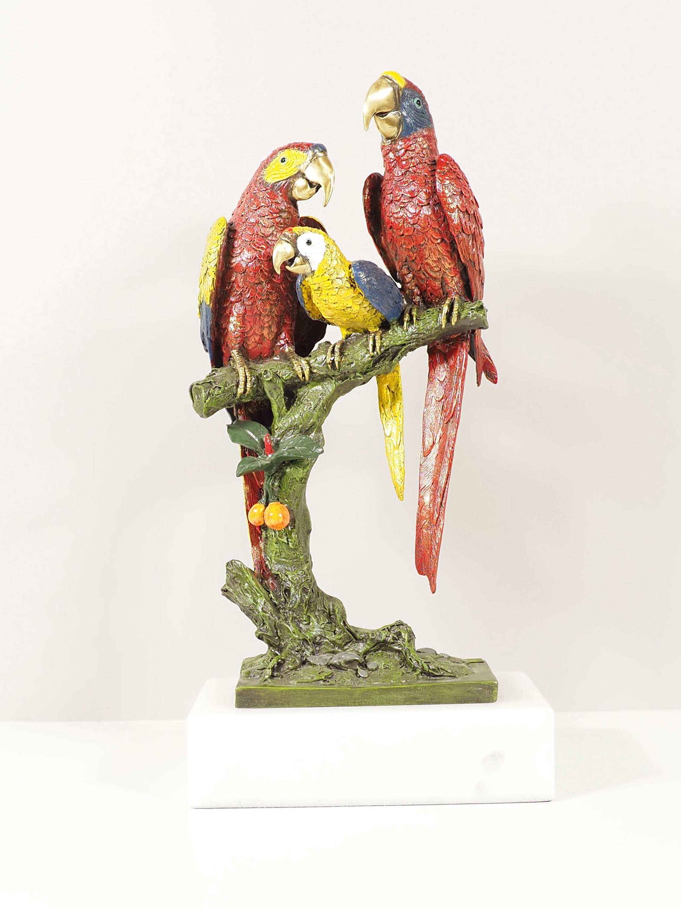 Statuette Perroquet Style Antique – Bronze, Aubaho, Neuve Sous Emballage