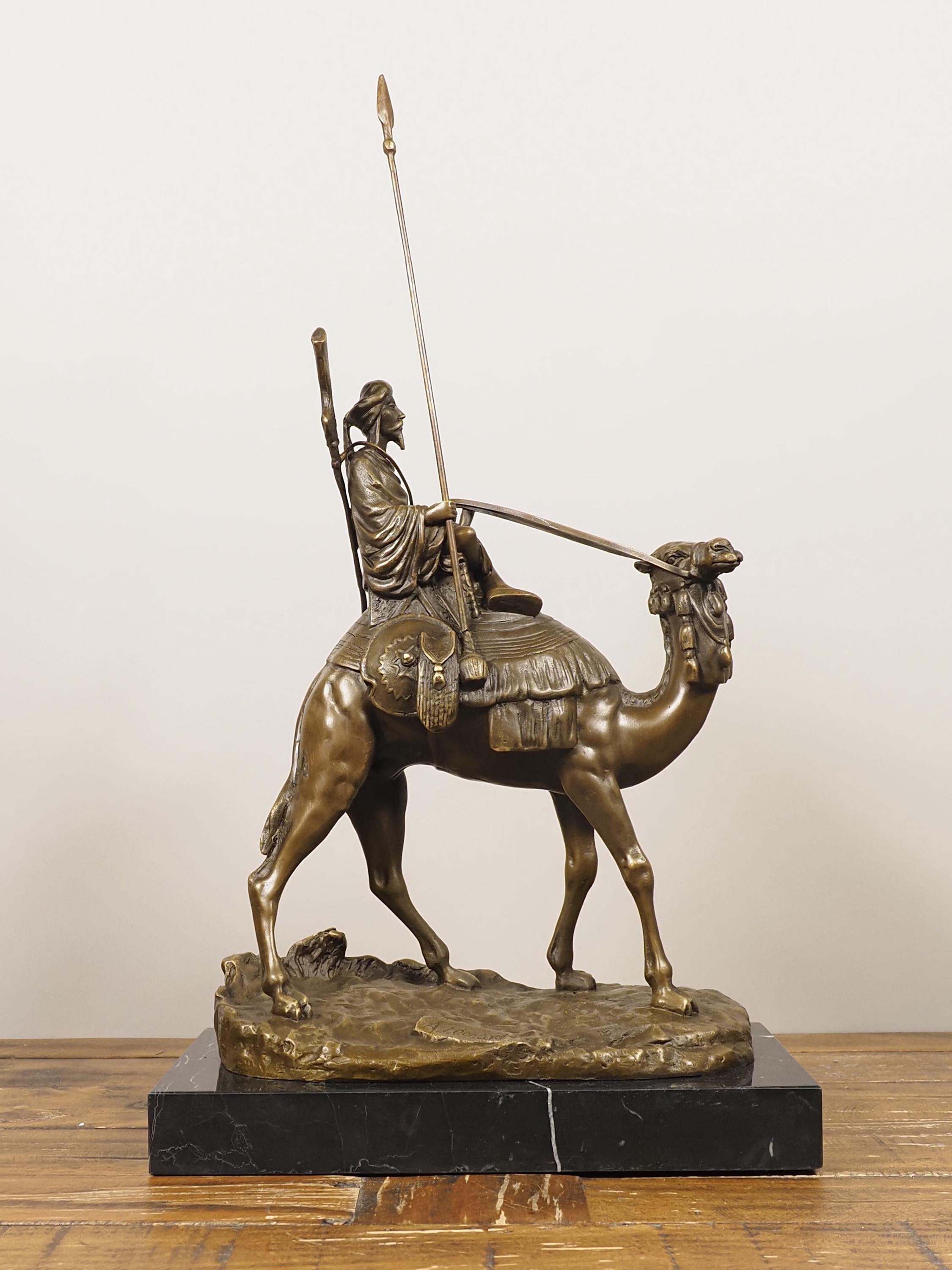 Sculpture En Bronze Dromadaire Bédouin Orient Figure En Bronze Dromadaire B%c3%a9douin Orient Figure En Bronze Sculpture