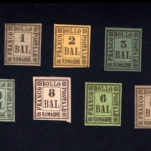 Collezione di francobolli rari degli Stati Italiani della Romagna: 9