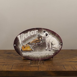 His Masters Voice Sign - Etsy