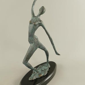 Bronze Lady Figurine