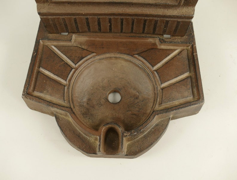 Mystical Romance: Stehbrunnen Cast Iron Rustic Brown Fountain image 6