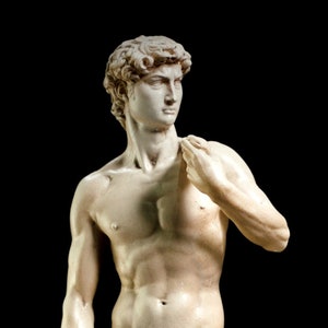 Decoration Sculpture David by Michelangelo