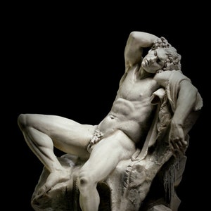 Barberini Faun Skulptur Dekoration Bild 1
