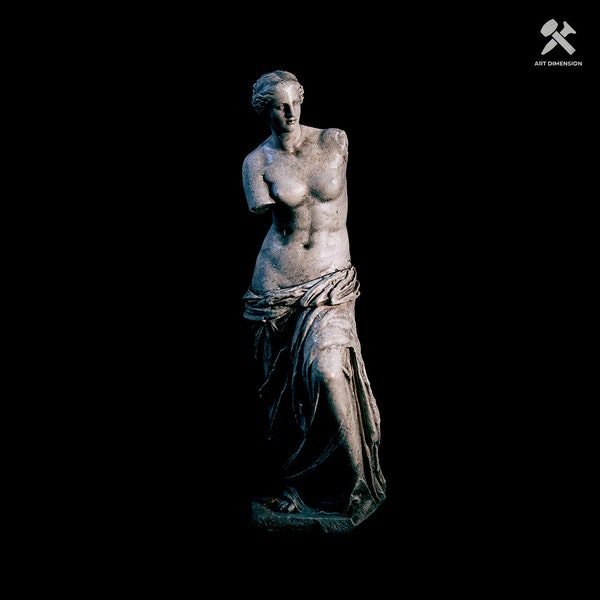 Skulpturendekoration der Venus von Milo
