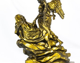 Éxtasis de Santa Teresa. Escultura de Bernini. Arte 3D pintado a