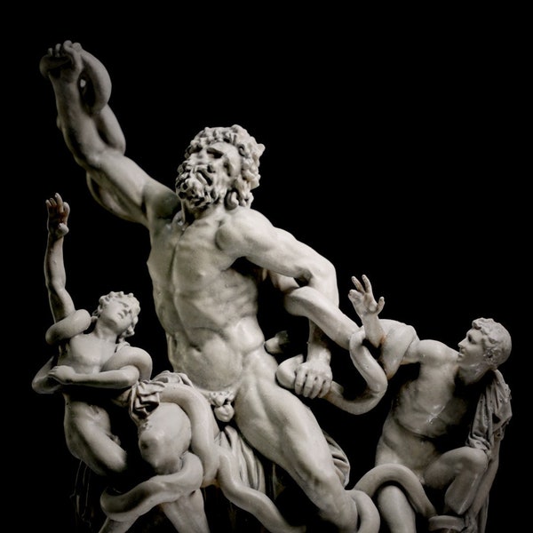 Decoration Sculpture Laocoön and his sons