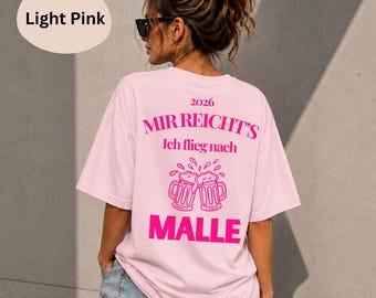 Malle Shirt Women 2026 – I’d Rather Fly To Mallorca T-Shirt – Funny Mallorca Vacation Shirt – Ballermann Party Tee – Girls Trip Shirt