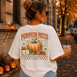Pumpkin Patch Shirt | Herbst T-Shirt Damen | Kürbis Shirt | Fall Shirt | Pumpkin Season Shirt