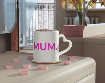 Süße MUM. Herz Tasse, Muttertag, Muttertag Tasse, Mama Tasse,Geschenk für Muttertag, Kaffee Tasse Herz, Coffee Cup, Tea Cup, Tee Tasse