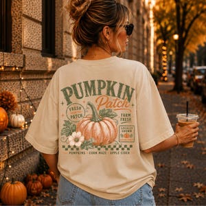 Pumpkin Patch Shirt | Herbst T-Shirt Damen | Kürbis Shirt | Fall Shirt | Pumpkin Season Shirt