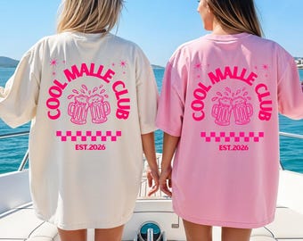 Malle Club Shirt Women 2026 – Mallorca Party Shirt – Girls Trip T-Shirt – Ballermann Outfit – Mallorca Vacation Tee
