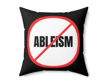 No Ableism Pillow