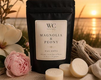 Heavily scented magnolia & peony wax melts
