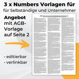 AGB, Agbs, Numbers, Vorlagen,