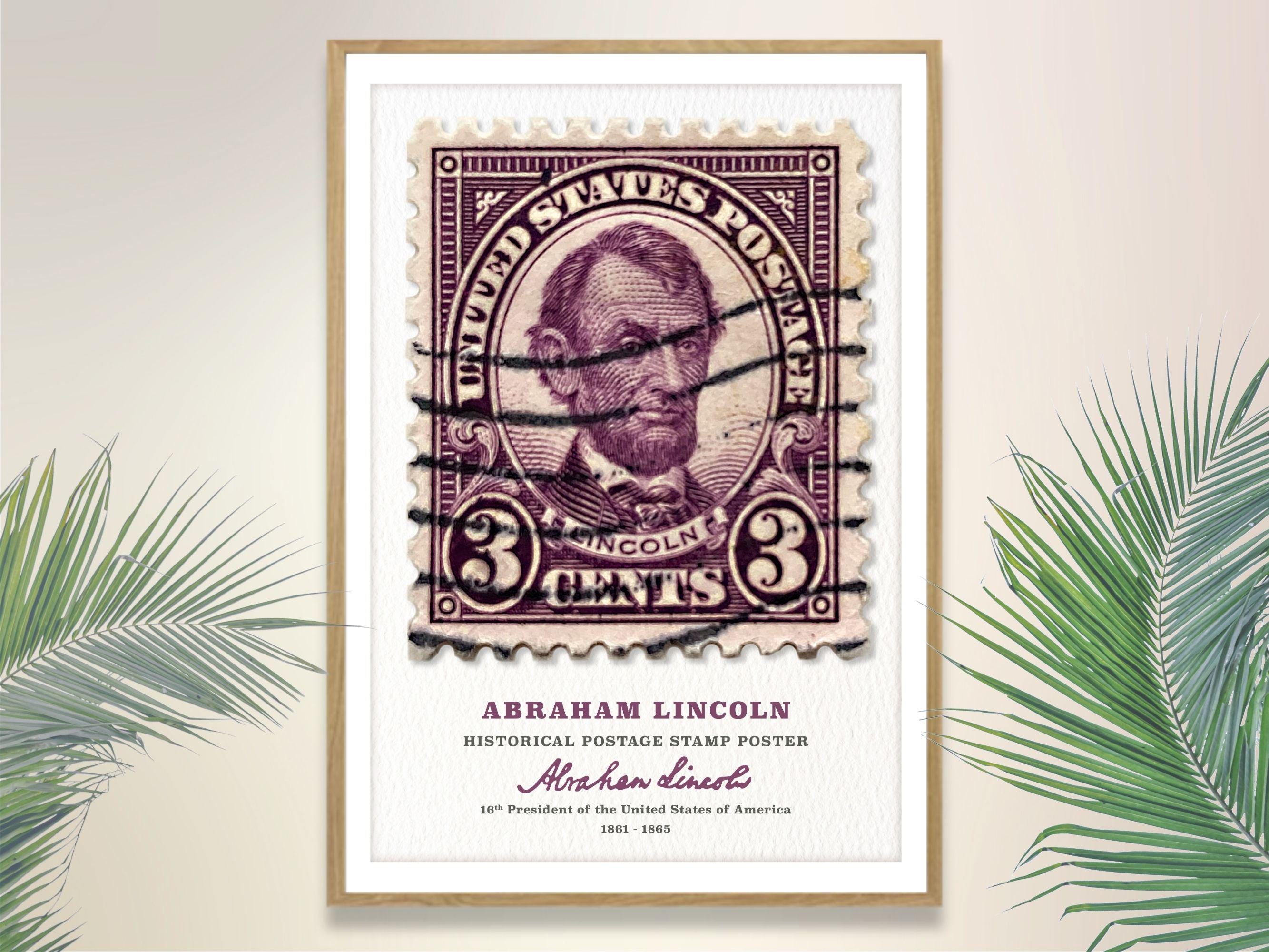 Lincoln 3 cent stamp - Etsy 日本