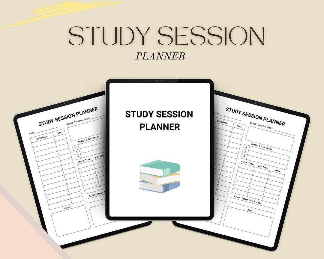 Printable Planner, Printable Student Planner Bundle, Study Planner ...