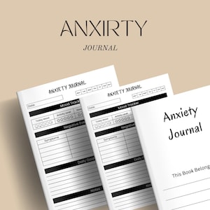 Anxiety worksheet journal, Therapist, therapy, anxiety triggers, obsessive compulsive, therapy worksheet, CBT worksheets, mental health plan