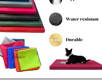 Memory Foam Dog Bed with Durable, Water-Resistant Zipped Cover - Sizes S to XL for Ultimate Comfort & Easy Cleaning