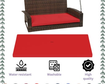 Waterproof Garden Bench Seat Pad Swing Cushions 2 Seater With Thick Fabric Cover For Outdoor Patio Furniture Different Sizes Available