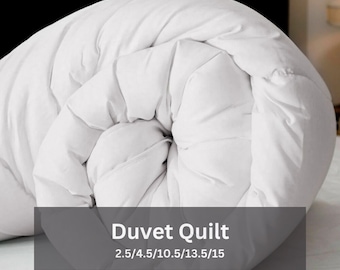 Anti-allergy duvet/quilt 4.5/10.5/13.5/15 tog for single double king and super king size for all seasons