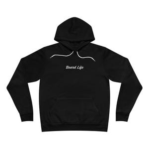 Beard Life Bella + Canvas Unisex Hoodie, Men's Designer Sweatshirt, Trendy Pullover Jumper, Soft Fleece Hooded Top, Cool Winter Apparel