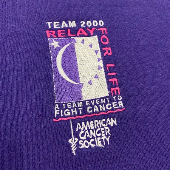 Vintage Y2K 2000 team relay for life American can… - image 4