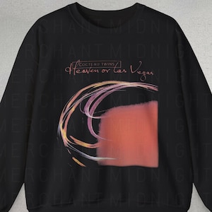 Sudadera Cocteau Twins, sudaderas unisex, sudaderas con camisetas de bandas de los 90, sudadera Heaven or Las Vegas, sudaderas lindas, camisetas con gráficos de bandas