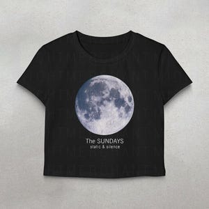 The Sundays Crop Top, Static and Silence, 90s band tees, Gifts for her, Cute crop tops, The Sundays Tshirt, Retro band tees, Alt rock shirts