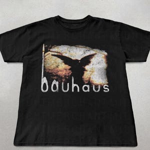 Bauhaus shirt, Gothic band tee, Alt rock shirt, 90s band tees, retro graphic, Bauhaus graphic tee, Goth clothing, Bauhaus band tee, Unisex