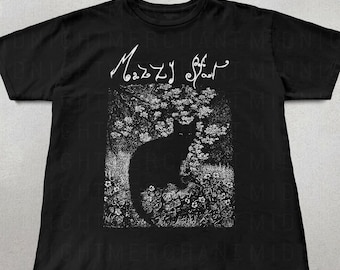 Mazzy Star Cat Shirt, 90s Alternative Rock, Hope Sandoval Tee, Mazzy Star fan gift, Unisex shirt, Music Gifts, cat shirts, cute shirts