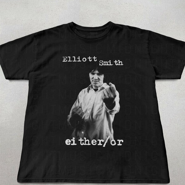 Camicia Elliot Smith, O/o camicia, maglietta Eliiot Smith, magliette grafiche, camicie indie, magliette della band, camicia unisex, regalo fan di Elliot Smith