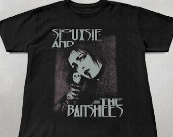 Siouxsie and the Banshees Shirt, 90s goth band tee, Gothic clothing, Cute retro band shirts, Grunge graphic tee, Goth music shirt, Unisex