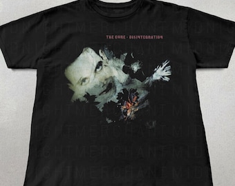 Camiseta Básica Camisa The Cure Rock Robert Moon Cat Gato Teen