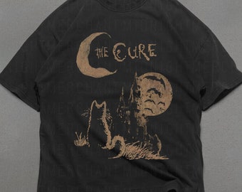 The Cure Band Tee, Comfort Colors Premium Cotton Shirt, The Cure Graphic tee, Oversized Shirts, Cat shirts, Retro Graphic Tees, Cute shirts