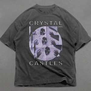 Crystal Castles Tshirt, comfort colors shirt, Y2k graphic tees, 2000s music tee, retro band graphic tee, crystal castles graphic tee, unisex