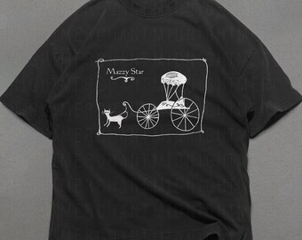 Mazzy Star Cat Shirt, Comfort Colors Premium Cotton Shirt, Mazzy Star Shirts, Mazzy Star Graphic Tee, Cute Cat Shirts, Band Shirts, Unisex