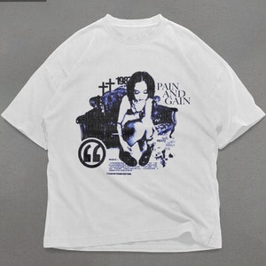 レトログラフィックTシャツ、コンフォートカラープレミアムコットンシャツ、オーバーサイズシャツ、ゴスガールシャツ、トレンディシャツ、かわいいシャツ、ストリートウェアシャツ