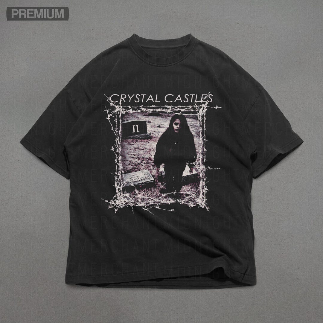 Crystal Castles T-shirt, Comfort Colors Shirt, 90s Style Grunge